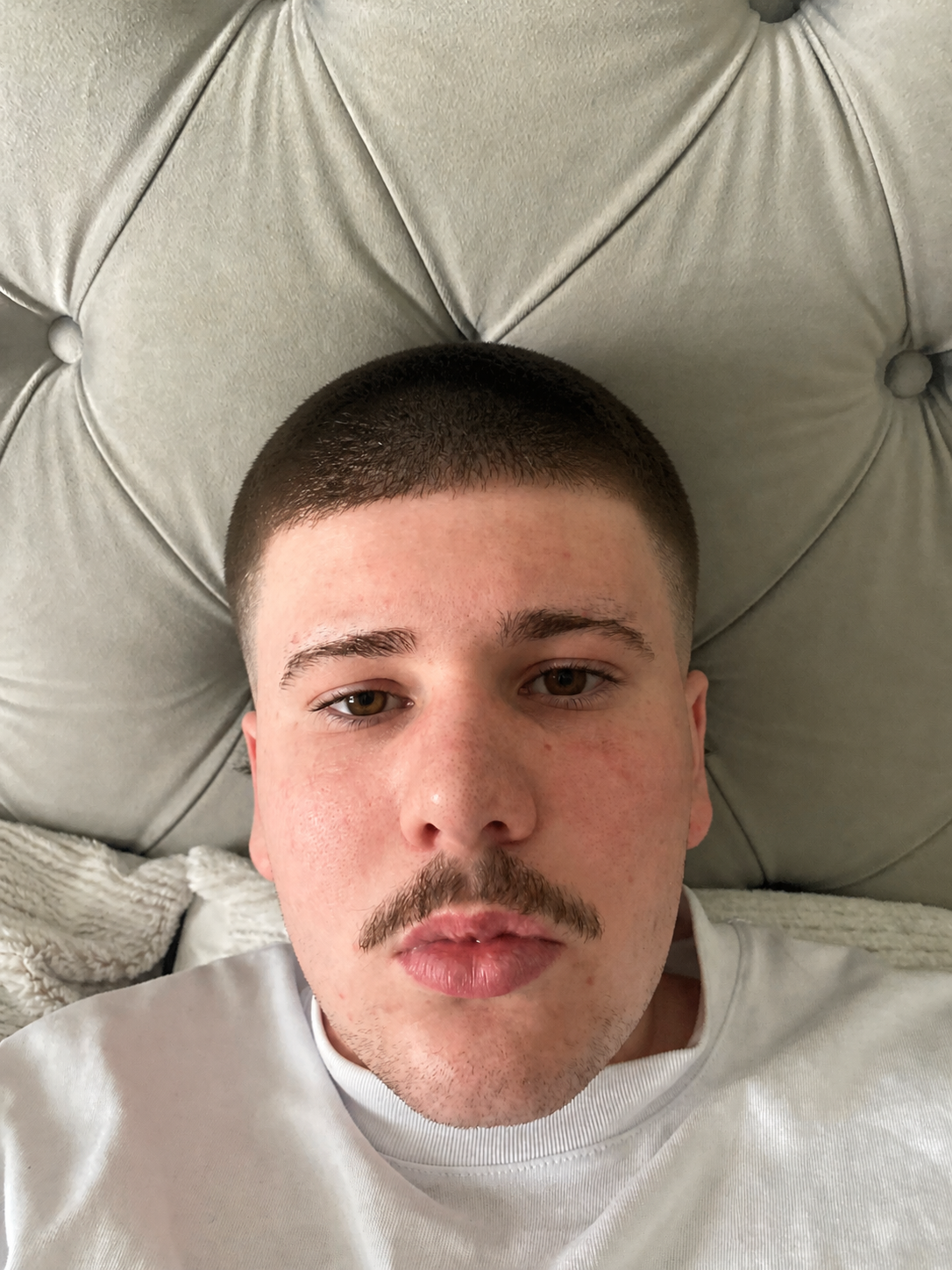 gpt-image-2 render: Long Buzz Cut Haircut, Clean Minimal Style
