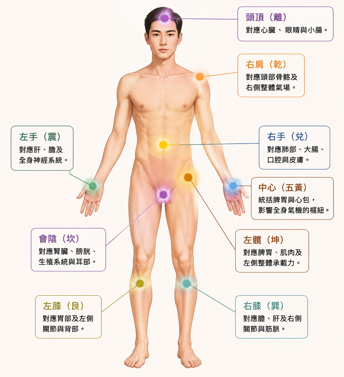 gpt-image-2 render: Traditional Chinese Body Meridian Mapping Diagram With Annotations