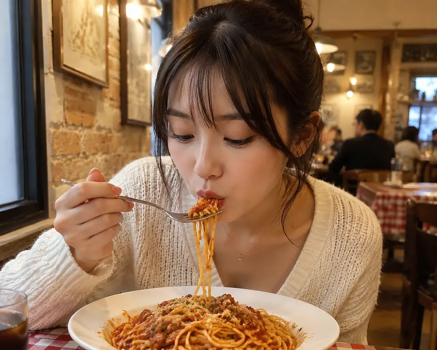 吃意大利面