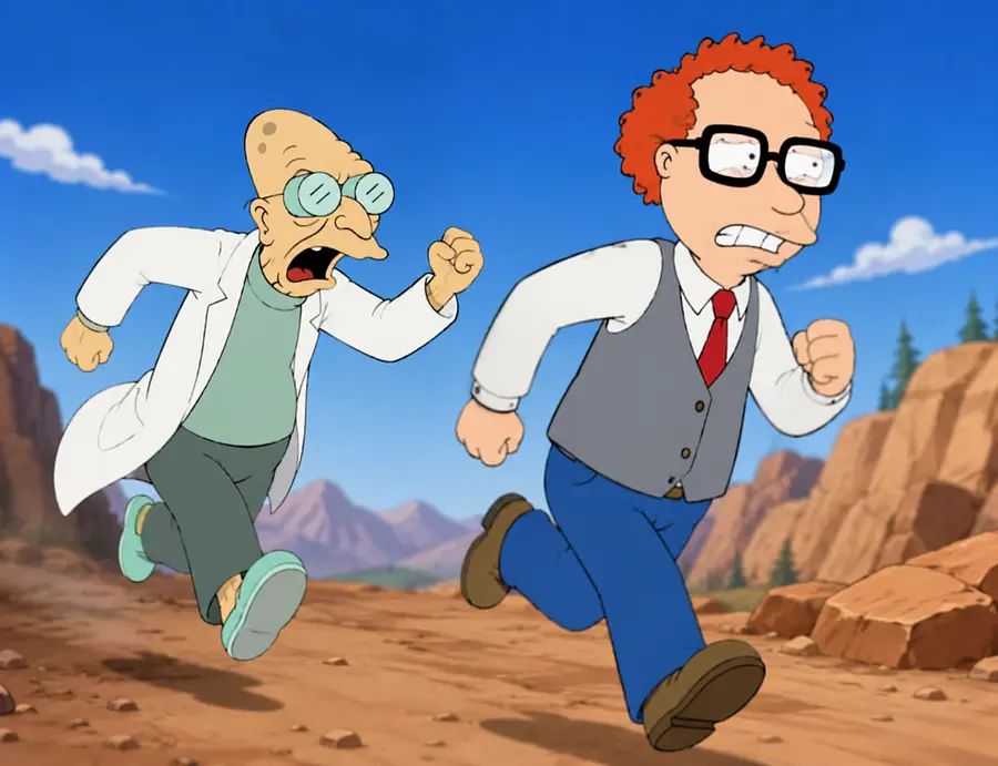 farnsworth chases mort goldman