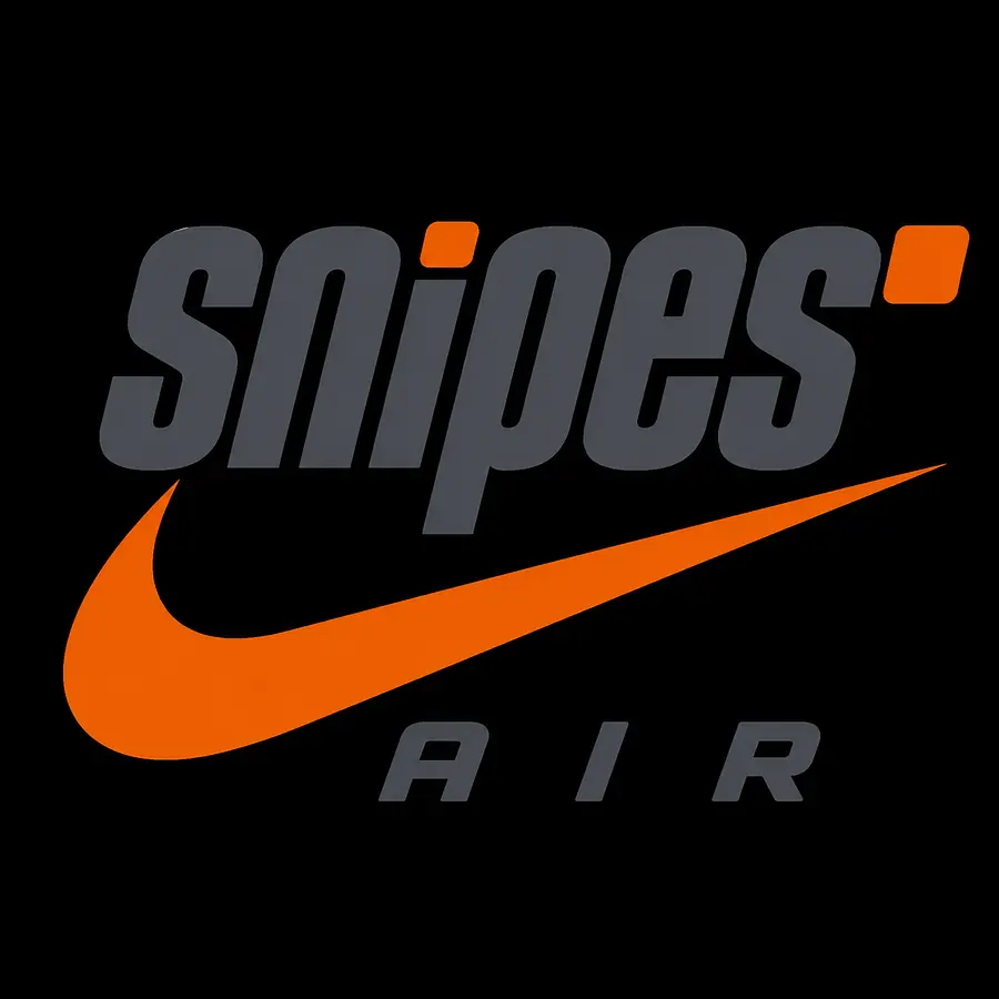gpt-image-2 render: Make the snipes logo in NIKE AIR style