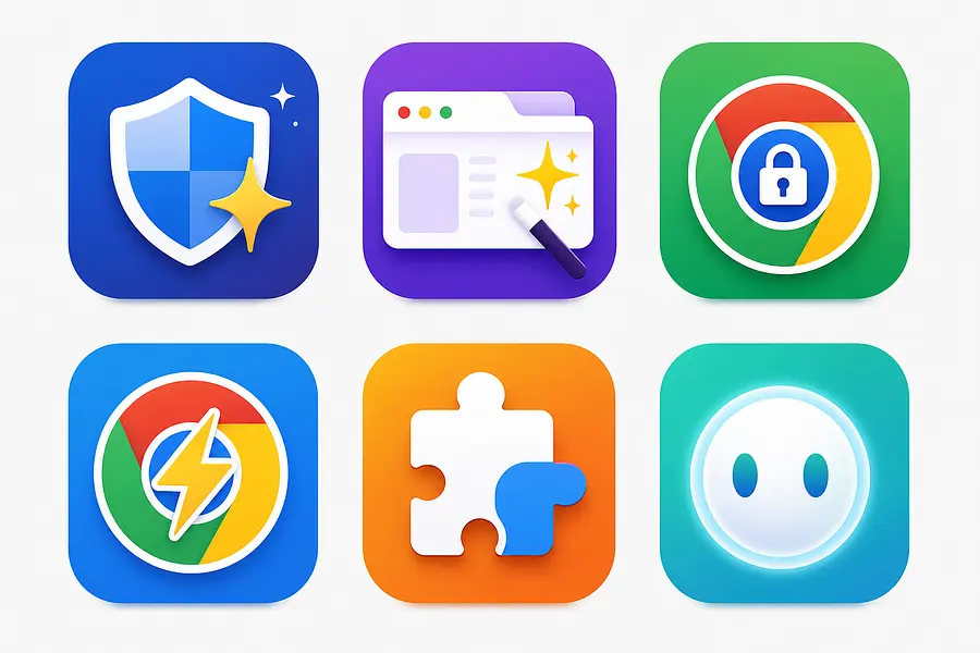 帮我生成几个icon，谷歌浏览器插件的，