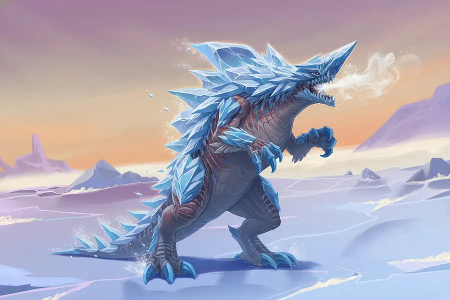 make the spike on its back smaller and make it be standing on two legs