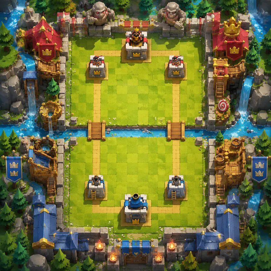 Création d'une image plateau de jeux style fantastique et inspirer fortement ...