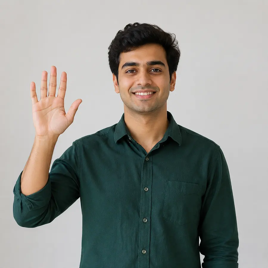 Left hand up