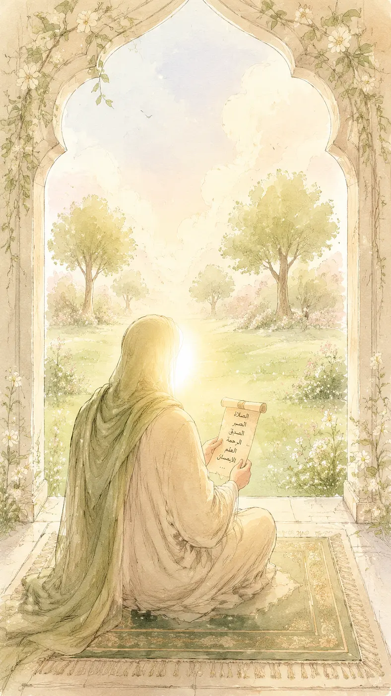 A simple, cute hand-drawn illustration in a soft watercolor or pencil sketch ...