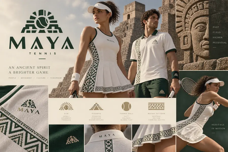 English Brand Name: MAYA
The brand focuses on tennis sportswear; the design ...