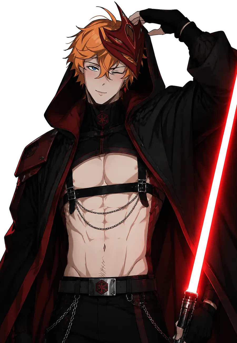 gpt-image-2 render: Make him look like a Sith