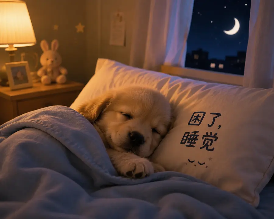 困了，睡觉